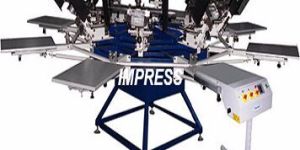 screen printing machine.