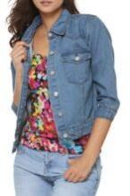Women Heart Denim Jacket