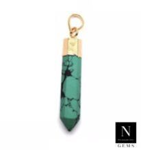 Gold Plated Pencil Point Pendant