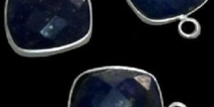 Silver Lapis Square CHARM