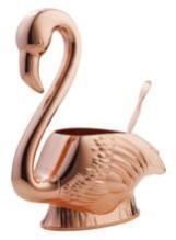 Copper Flamingo Punch Bowl