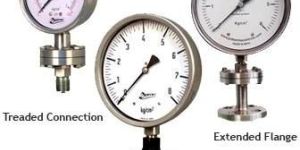 Denvar Make Diaphragm Sealed Pressure Gauges