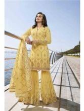 Embroidered Gharara Salwar Suits