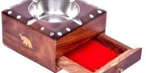 Wooden Cigarette Ashtray