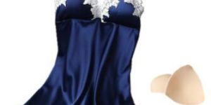 Ladies Padded Bra Night Gown
