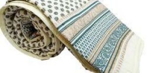 Floral Jaipuri Mughal Cotton Quilt