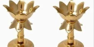 Brass Kamal Akhanda Diya