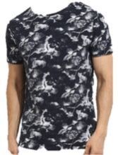 Black and white pattern Men t-shirt
