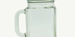 Glass Handle Jar