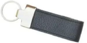 Black Leather Keychain