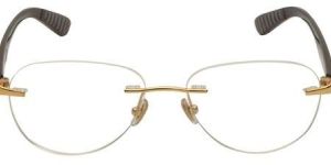 Brown Rimless Frame