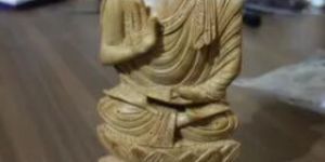 Sandalwood Buddha Statue