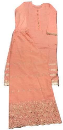 Fancy Cotton Palazzo Suit