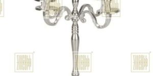 Aluminium Silver Candelabra