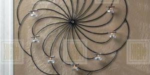 Flower Shaped Wall Candle Tealight Holder