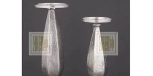 Silver Aluminium Flower Vase