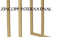 Stainless Steel C-shape coffee table