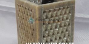 Handcrafted Soapstone Pen Holder Classic Work