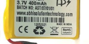 3.7V 400mAh Lithium Ion Battery