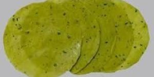 Green Garlic Papad