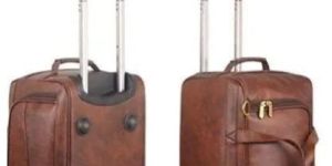 Leather Trolley Bag