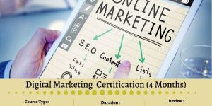 Digital Marketing Certification
