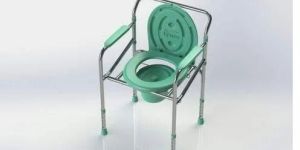 Armrest Commode Chair