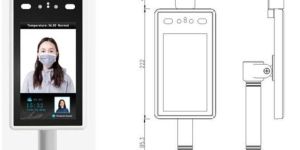 Digital Temperature Indicators Access Control Camera