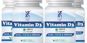 Vitamin D3 Capsules for Boost Immunity, Elevates Mood, Helps Calcium Absorption, Keeps Teeth, Bones