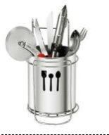 Stainless Steel Cutlery Holders