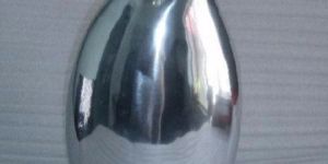 Aluminium Vases in Oval Shape