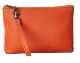 Leather Zipper Wristlet Money Bags Wallet Ladies