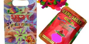 Pahal Holi Water Balloon Green Pink Gulal