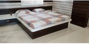 Wooden Designer Double Bed