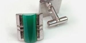 Green Onyx Cufflinks