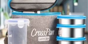CrossPan Zion Stainless Steel Lunch Box with Tumbler