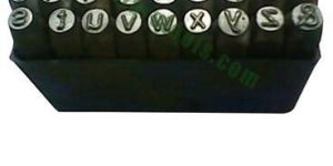 Lowercase Matal Alphabet Letter Stamps