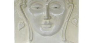 Buddha Face Mural