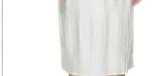 White Pleated Skirt