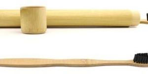 Bamboo Toothbrush with Tube