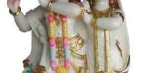 Radha Krishna Marble Murti