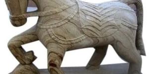 Stone Horse Statue