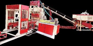Powertech - 15Pcs-Fly Ash Brick Making Machine With Stacker - +91 9996 19555