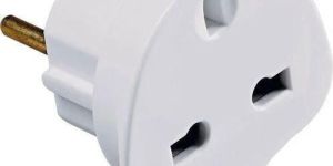 3 Pin to 2 Pin Plug Adapter