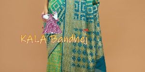 Pure Georgette Banarasi Bandhani Saree
