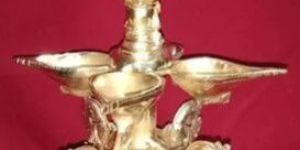 Brass Diya Lamp Stand