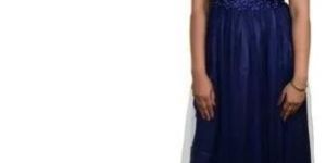 Halterneck Long Gown