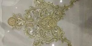 V Shape Beaded Necklines