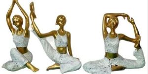 Yoga Lady Statues