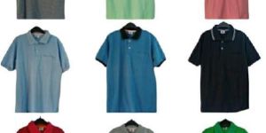 COTTON MEN'S POLOSHIRTS WITH POCKET.
